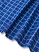 Blue 1940s Plaid Orphan Esther Dress