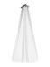 Grey 1930s Halloween Ghost Bride Mesh Dress