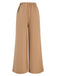 Khaki 1930s Solid Belt Pants, vintage fashion, retro style - perfect for women who love vintage and retro fashion
