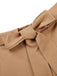 Khaki 1930s Solid Belt Pants, vintage fashion, retro style - perfect for women who love vintage and retro fashion