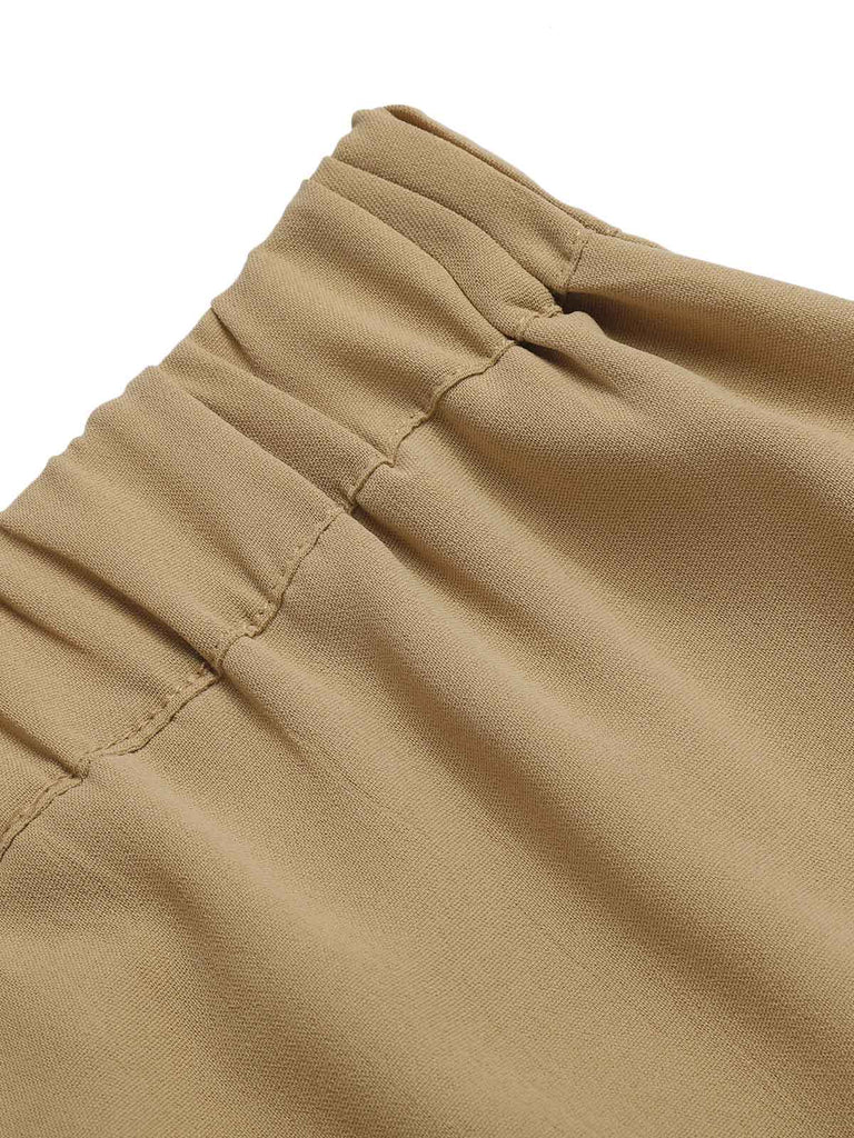 Khaki 1940s High Waist Wide Leg Pants, vintage fashion, retro style - perfect for women who love vintage and retro fashion