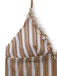 Khaki 1950s Striped Swimsuit