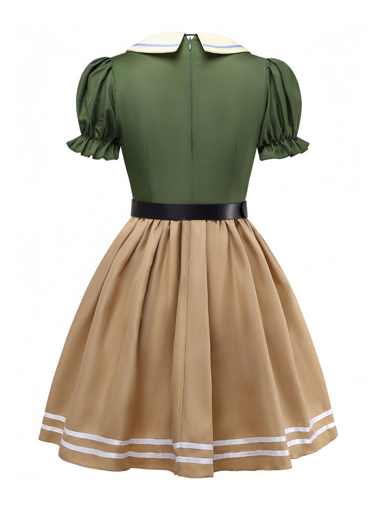 retro two piece dress Retro Causal Two Piece Set