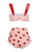 Lace Strawberry Cami Tankini Set — vintage elegance for the modern woman