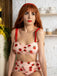 Lace Strawberry Cami Tankini Set — vintage poolside glamour meets sun-drenched confidence