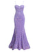 Lavender 1920s Sequined Corset Mermaid Dress, vintage dress, retro fashion, Gatsby party, flapper style - perfect for women who love vintage and retro fashion