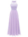 [Pre-Sale] Lavender 1970s Halter Elegant Evening Dress, vintage dress, retro fashion - perfect for women who love vintage and retro fashion
