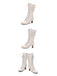 Leather Bow Lace-Up Calf High Boots: timeless vintage elegance she makes her own