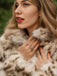 Leopard 1940s Imitation Fur Coat With Belt - vintage fashion, retro style