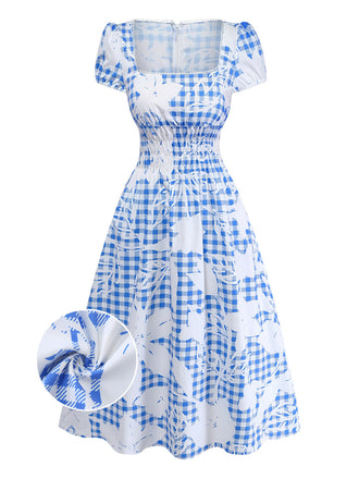 [Pre-Sale] Light Blue 1930s Dress Pleated Dress