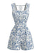 Light Blue 1950s Romper