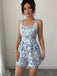 Light Blue 1950s Romper