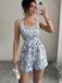 Light Blue 1950s Romper