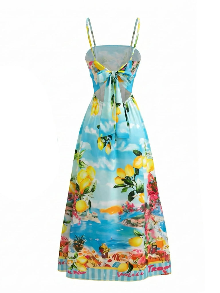 Light Blue 1950s Vintage Retro Top 3