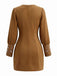 Light Brown 1960s Bodycon Short Dress - vintage dress, retro fashion