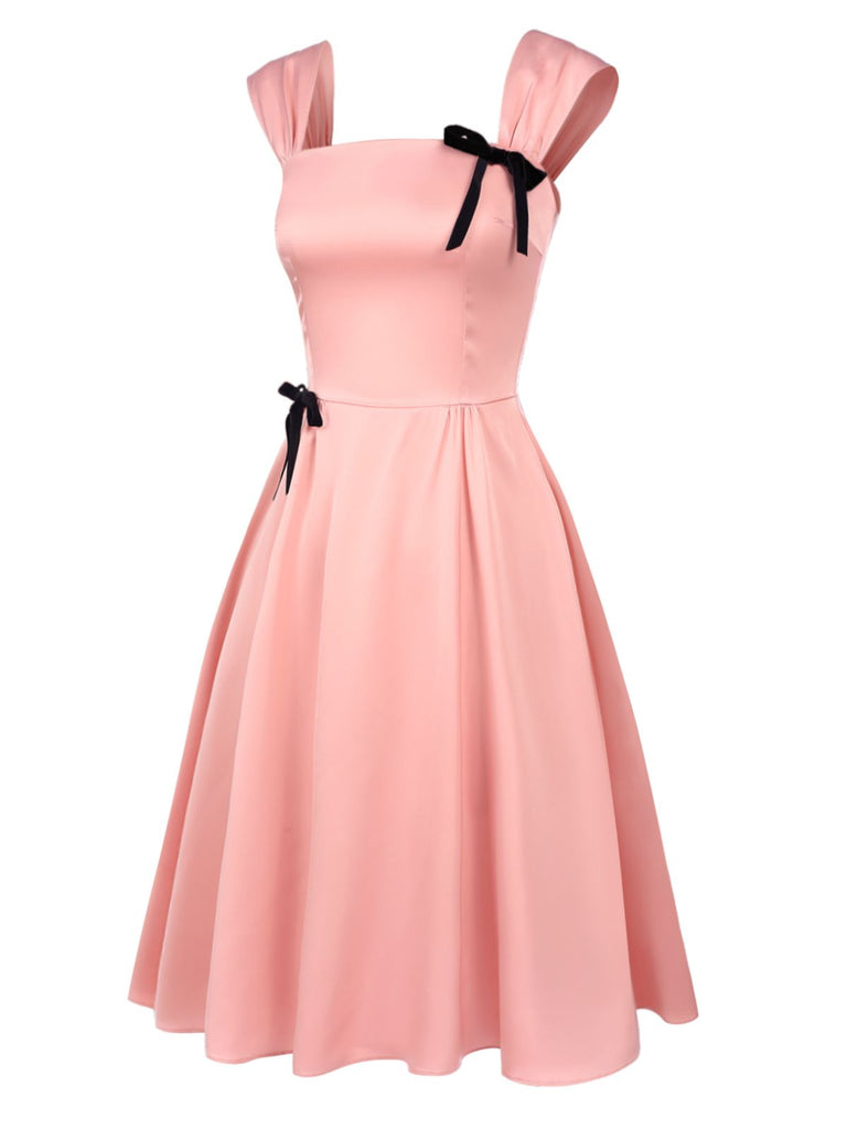 strapless open back dress Billie Dress in Blush Satin – Ivy City Co main image 0
