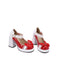 This Mary Jane Color Block Chunky Heel Shoes whispers vintage secrets to those who notice