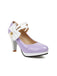Mary Jane Color Block Side Bow High Heel Shoes — vintage style that transcends decades
