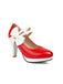 Mary Jane Color Block Side Bow High Heel Shoes: timeless vintage elegance she makes her own