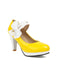 This Mary Jane Color Block Side Bow High Heel Shoes whispers vintage secrets to those who notice