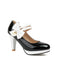 Mary Jane Color Block Side Bow High Heel Shoes: timeless vintage elegance she makes her own