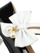 Mary Jane Color Block Side Bow High Heel Shoes — vintage vintage charm for her modern wardrobe