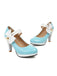 Mary Jane Color Block Side Bow High Heel Shoes: timeless vintage elegance she makes her own