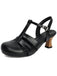 Mary Jane Cutout Ankle T-Strap Chunky Heels, vintage shoes, retro heels - perfect for women who love vintage and retro fashion