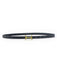 Metal Buckle H Letter PU Leather Thin Belt - vintage fashion, retro style