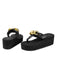 Metal Chain Wedge Flip Flop Slippers, vintage fashion, retro style - perfect for women who love vintage and retro fashion