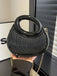 Metallic Top-Handle Chain Crossbody Bag - vintage fashion, retro style