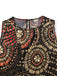 Multiclor 1970s Boho Irregular Print Romper - vintage jumpsuit, retro fashion