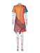 Multicolor 1940s Halloween Nightmare Sally Dress - vintage dress, retro fashion