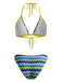 Multicolor-1950s-Chevron-Pearl-Triangle-Bikini-Set, vintage, retro, swimwear