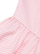 She slips into this Multicolor 1950s Rainbow Striped Boat Neck Dress and suddenly it's a 1950s daydream