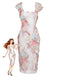 Pat 1950s Floral Vintage Classic Dress 2