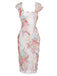 Pat 1950s Floral Vintage Classic Dress 7