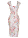 Pat 1950s Floral Vintage Classic Dress 8