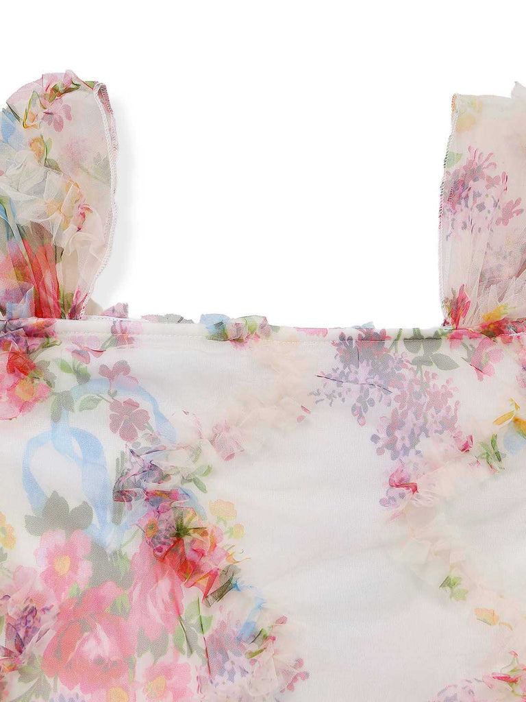 Pat 1950s Floral Vintage Classic Dress 3
