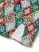 Multicolor 1970s Argyle Sequined Bodycon Dress - vintage dress, retro fashion