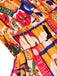 Multicolor 1970s Tropical Floral Dress: where 1970s romance meets her modern spirit