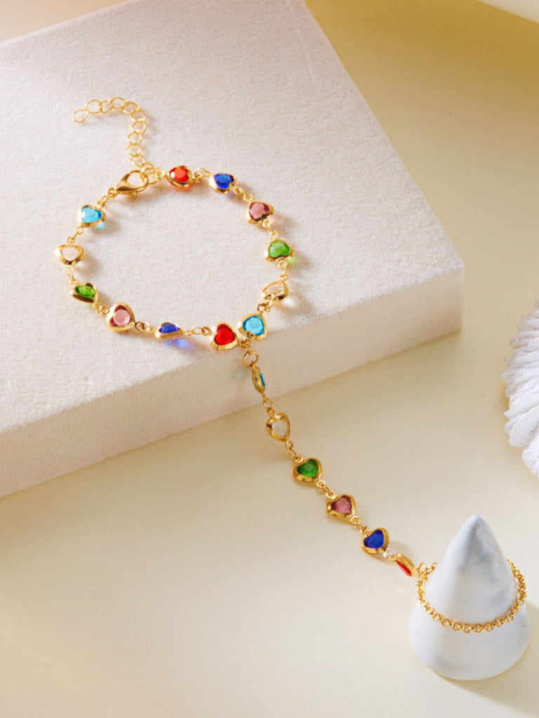 Multicolor Beaded Charm Bracelet 2