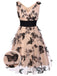 Nude 1950s Lace Butterfly Swing Vintage Dress, vintage dress, retro fashion, rockabilly, pin-up fashion - perfect for women who love vintage and retro fashion