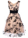 Nude 1950s Lace Butterfly Swing Vintage Dress, vintage dress, retro fashion, rockabilly, pin-up fashion - perfect for women who love vintage and retro fashion
