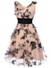 Nude 1950s Lace Butterfly Swing Vintage Dress, vintage dress, retro fashion, rockabilly, pin-up fashion - perfect for women who love vintage and retro fashion
