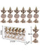 Painted Spiral Glitter Candy Christmas Tree Decorations