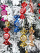 Painted Spiral Glitter Candy Christmas Tree Decorations