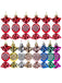 Painted Spiral Glitter Candy Christmas Tree Decorations