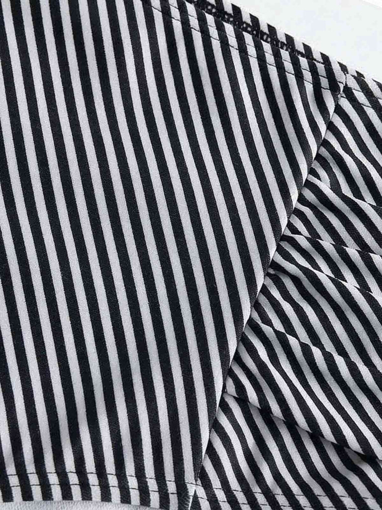 Olive Green 1940s Tie Front High-Waist Tankini Set: beautiful vintage fashion, retro style, classic elegance with timeless appeal