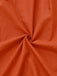 Orange 1940s V-Neck Brooch Button Solid Dress - vintage dress, retro fashion